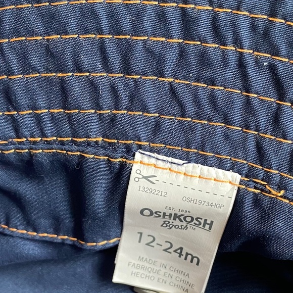 OshKosh B'Gosh Lightweight Striped Bucket Hat Size 12-24 Months - Picture 4 of 10